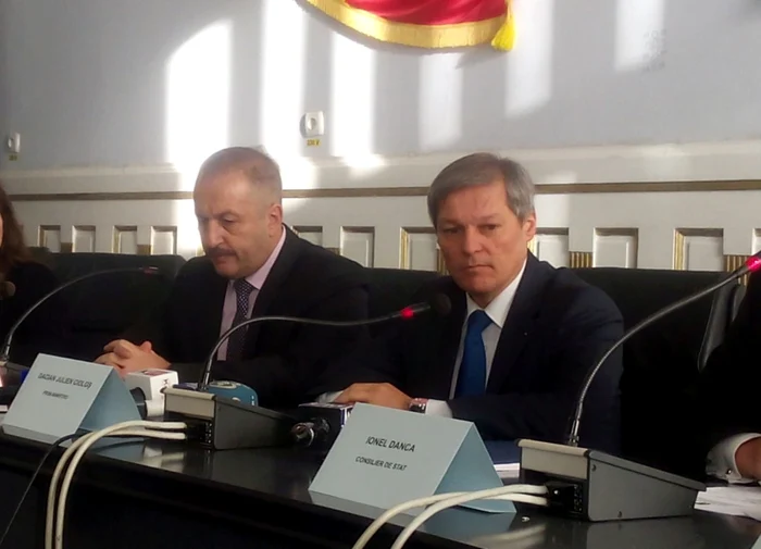 Dacian Cioloş şi Vasile Dâncu la Alba Iulia