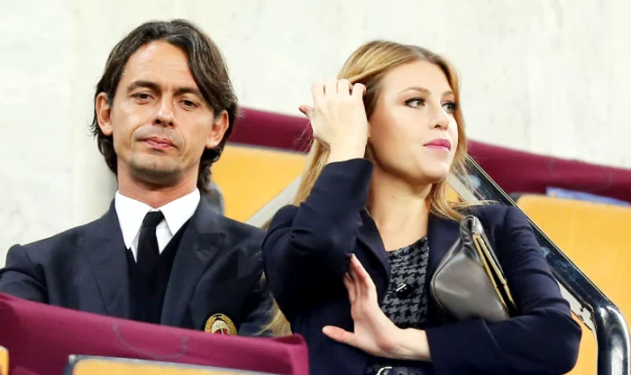 
    Barbara Berlusconi, alături de Pippo Inzaghi  