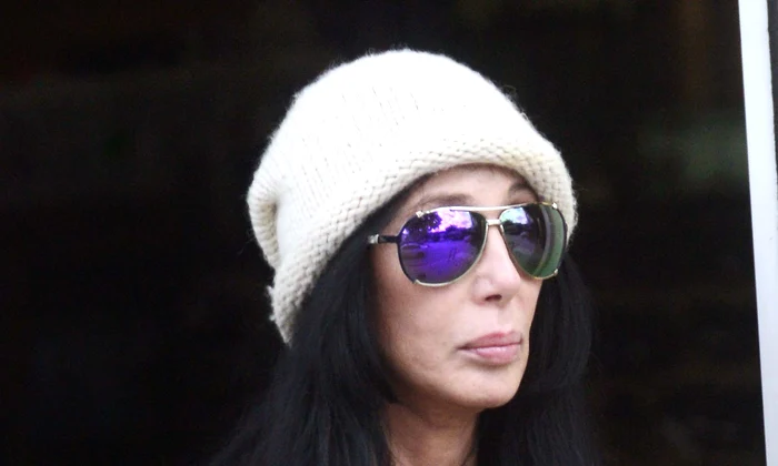 EXCLUSIVE: Singer/Actress Cher looking a lot younger then her 69 years although she turns 70 in a few weeks is spotted while out and abut in Brentwood, Ca jpeg