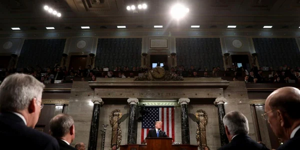 Donald Trump - discursul despre starea uniunii FOTO Getty Images 