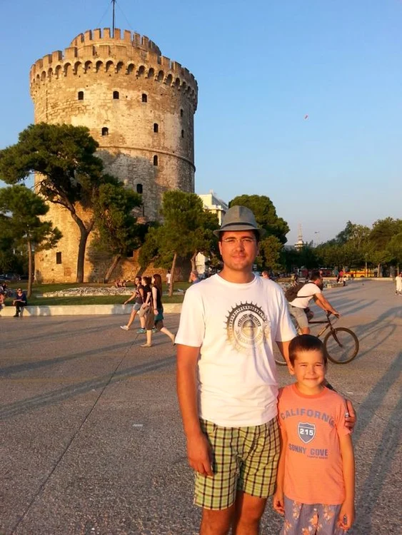 Gelu Voicu si fiul sau