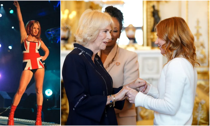 Regina Camilla și Geri Halliwell aka Ginger Spice din Spice Girls   FOTO Getty Images jpg