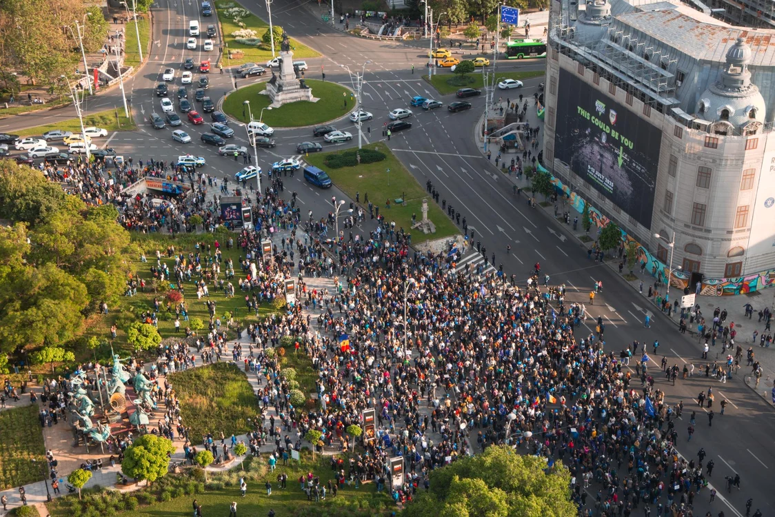 Miting pro european FOTO Dan Mihai Bălănescu / Facebook 