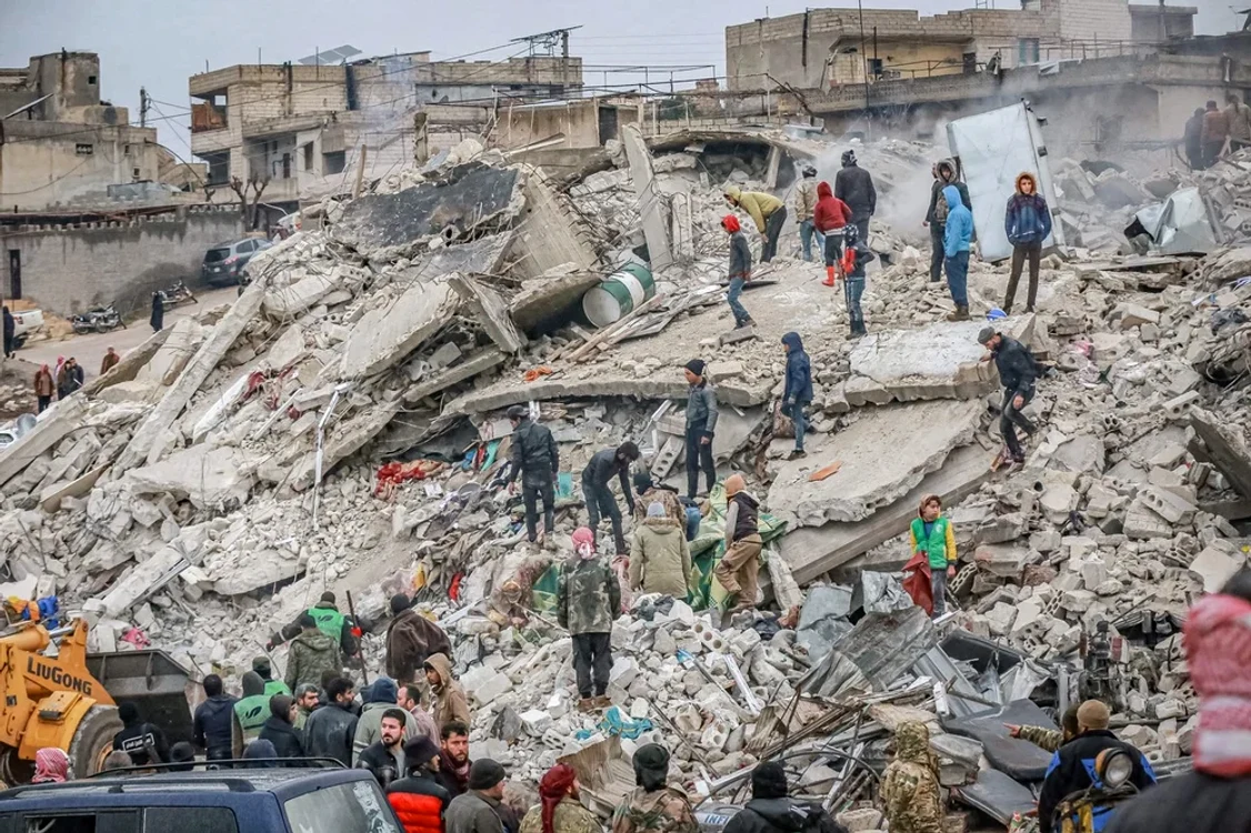 Efectele cutremurului în Siria. FOTO Profimedia