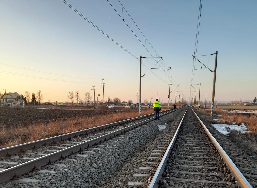 Accidentul s-a petrecut în localitatea Trifești FOTO Poliția Neamț