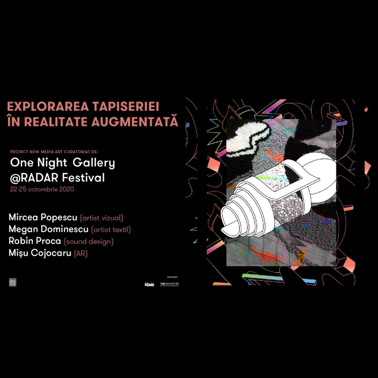 Tradiția se întîlnește cu digitalul în tapiserie în realitate augmentată jpeg