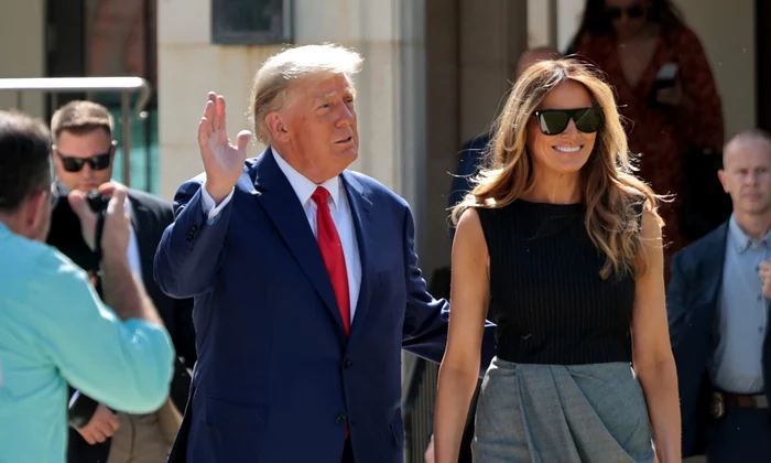 Melania Trump l a insotit pe Donald Trump la votul de la mijlocul mandatului Profimedia (1) jpg