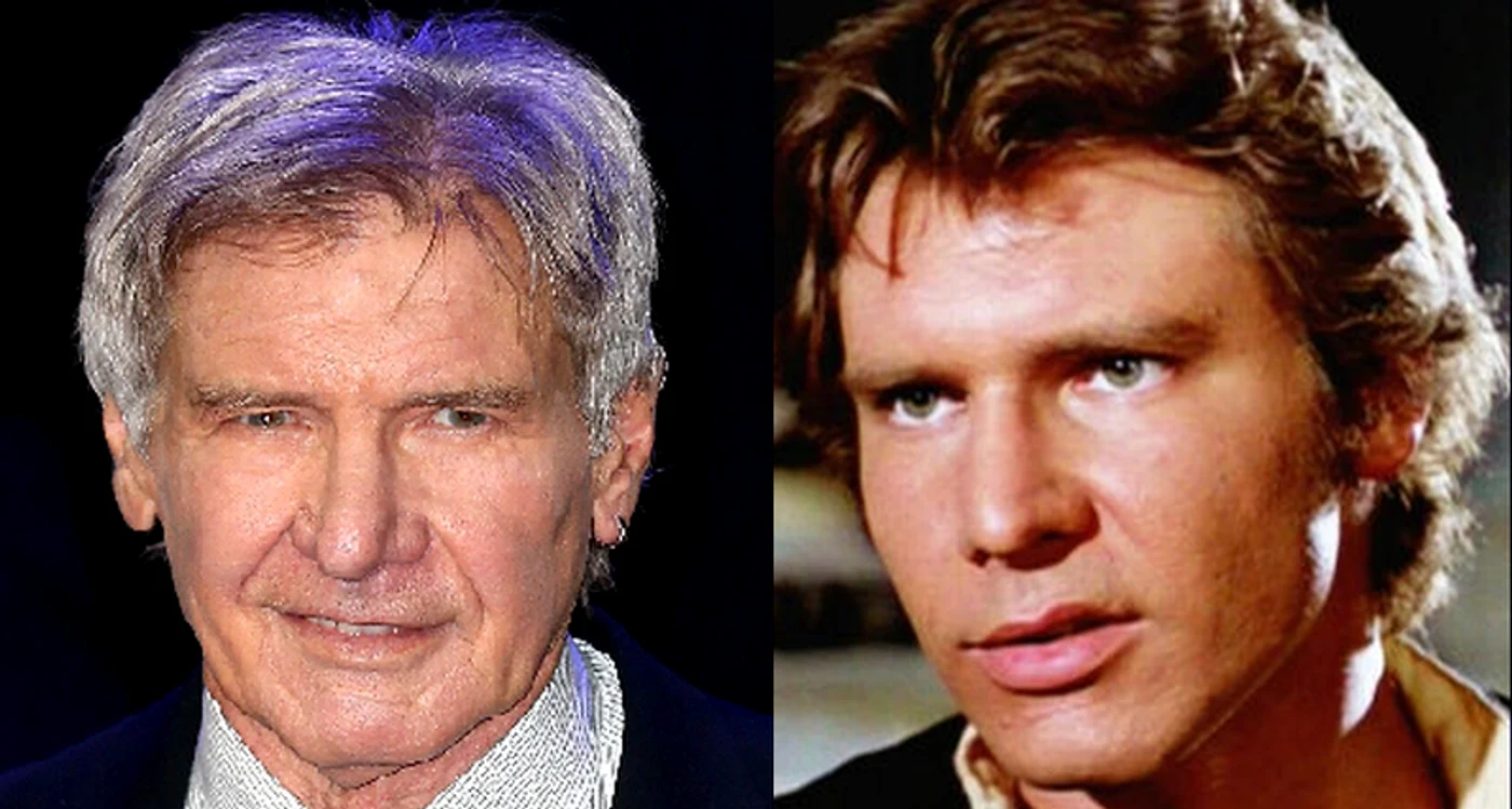 Harisson Ford (73 de ani) în rolul lui Han Solo