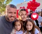 Tavi Clonda și Gabriela Cristea cu fiicele lor 