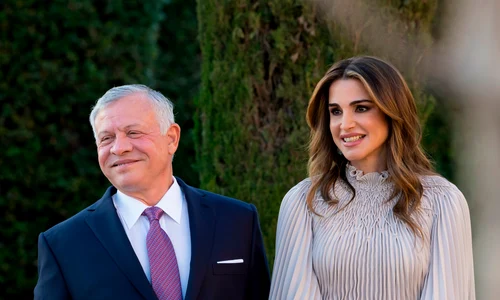 Regele Abdullah II Al Hussein și Regina Rania Al Abdullah la Amman, 12 martie 2023, Profimedia jpg