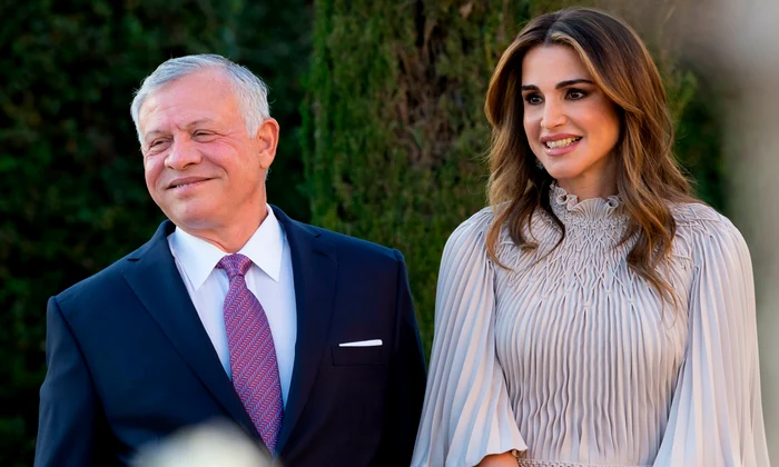 Regele Abdullah II Al Hussein și Regina Rania Al Abdullah la Amman, 12 martie 2023, Profimedia jpg