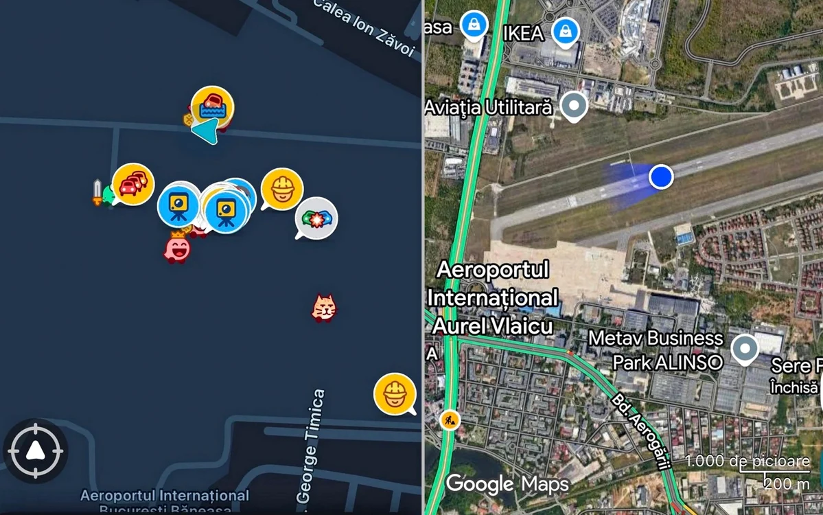 Aplicațiile GPS au dat erori. Sursa Reddit.com