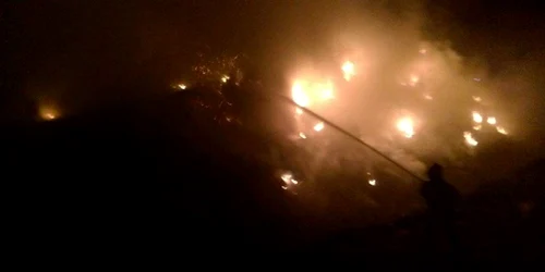 Incendiu la Pata Rât Cluj-Napoca. foto isu cluj 