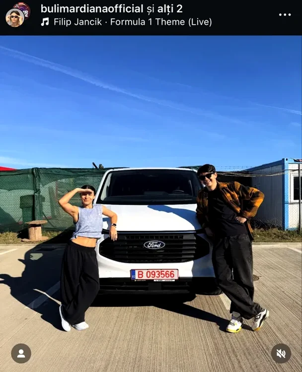 Diana Bulimar și iubitul și-au cumpărat o dubă