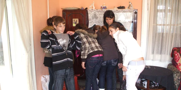 Donație familie din Sântana