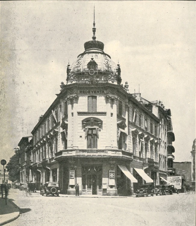Clădirea fam. Braikoff din str. Episcopiei colţ cu G. Clemenceau 2 (Dare de seamă a Soc. Redevenţa, 1934)