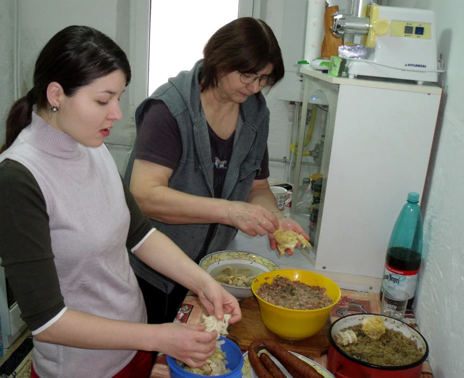 Masa de Crăciun trebuie să fie bogată Foto: Ştefan Borcea