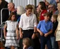 Prințesa Charlotte, Prințul George și Prințul Louis la Jocurile Commonwealth. FOTO: Getty Images