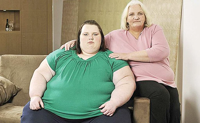 Înainte: Avea 400 kg şi nu putea merge