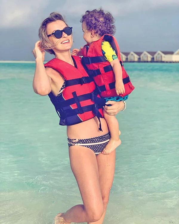 Thailanda. Ioana Blaj şi fiul ei cel mic, Tudor