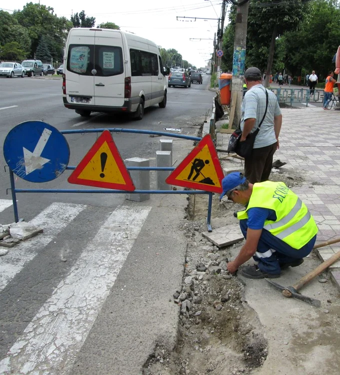 La cel putin opt străzi din Galati vor fi lucrări in săptămâna în curs. Foto: C.C.