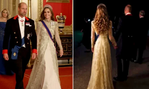 Kate și William, gesturi adorabile de tandrețe, la dineul în cinstea lui Trump, Foto Instagram (1) png