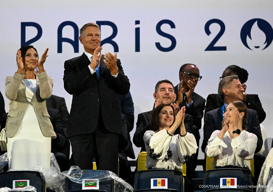 Carmen și Klaus Iohannis la JO 2024. Foto: Cristian Nistor/COSR