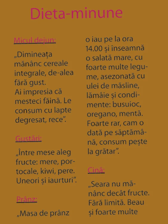 Dieta-minune
