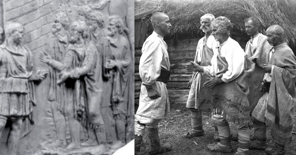 O fotografie veche de aproape un secol i-a convins pe români că sunt urmașii dacilor