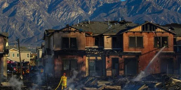 Casa incendiata in Maryland foto Profimedia