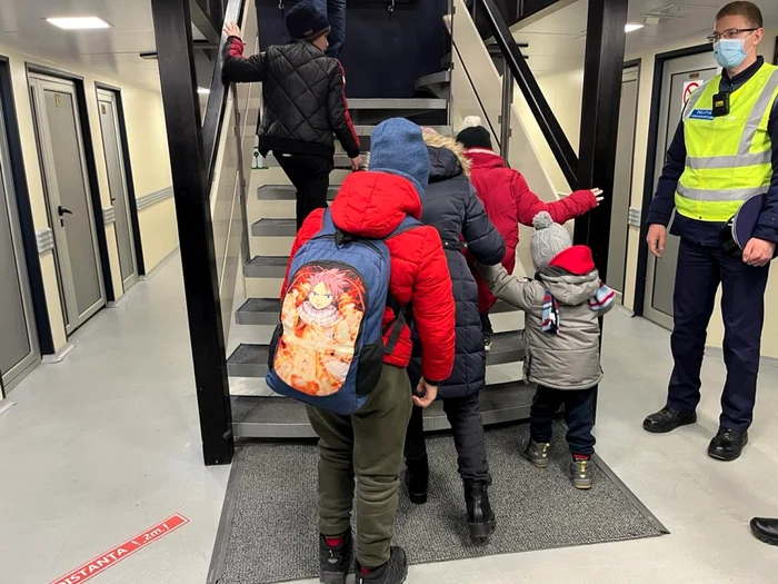 Copiii au ajuns în România foto: Prefectura Tulcea