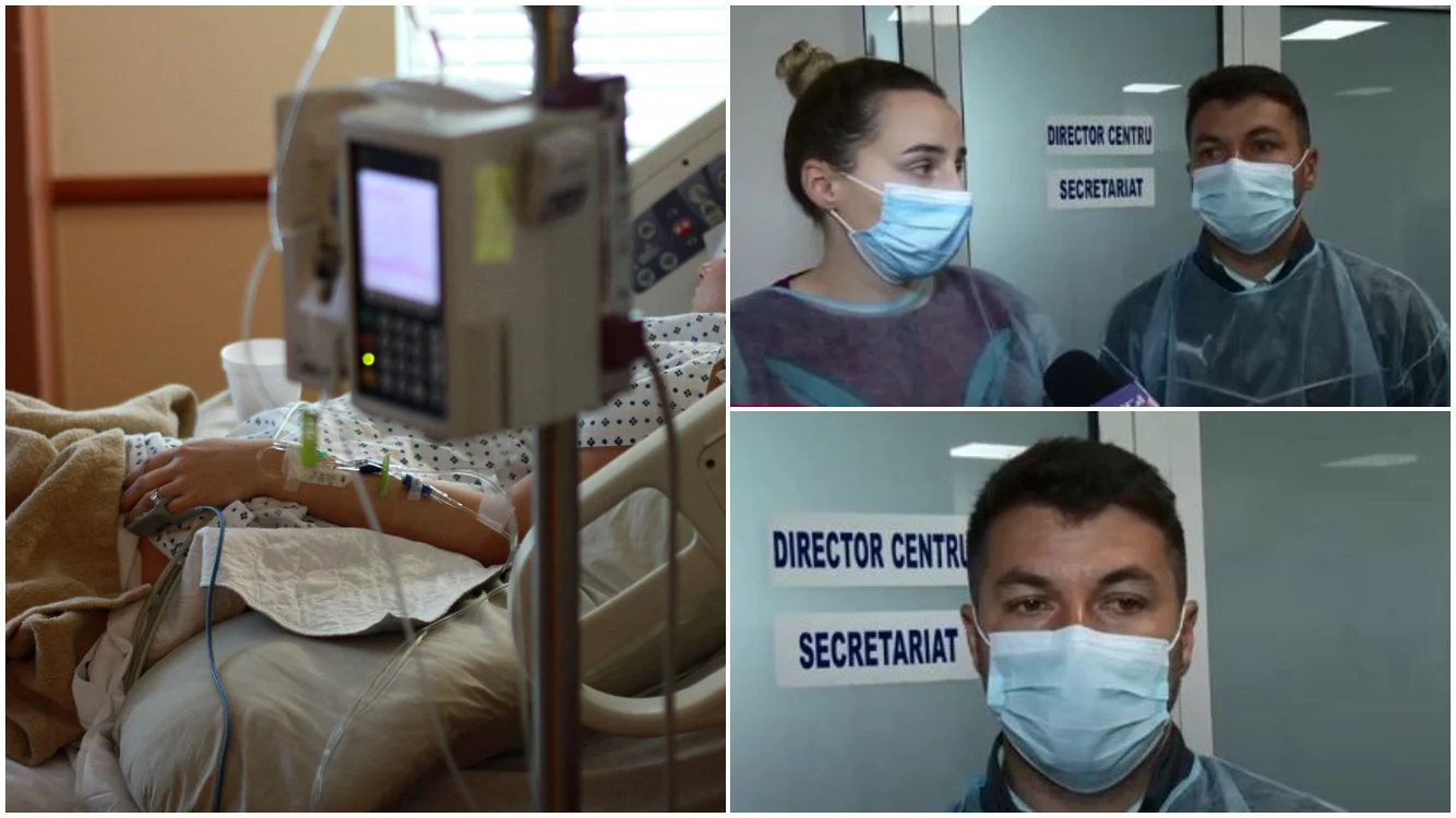 Părinții fetiței cu hepatită severă. Foto: captură Digi24