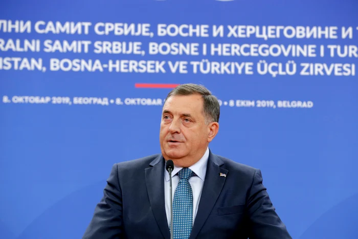 Milorad Dodik, Președintele „Republicii Srpska” FOTO EPA-EFE
