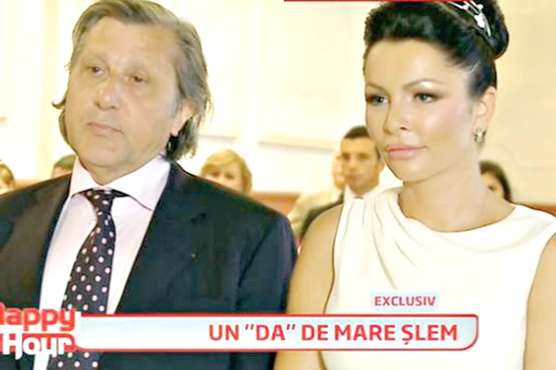 În primărie, Ilie a ignorat-o  pe Brigitte, conversând mai  tot timpul cu Nadia Comăneci (Capturi: pro tv)