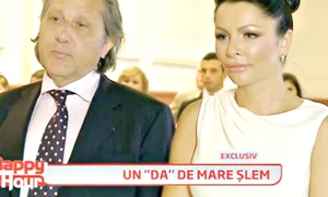 În primărie, Ilie a ignorat o  pe Brigitte, conversând mai  tot timpul cu Nadia Comăneci (Capturi: pro tv) jpeg