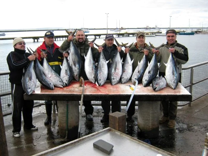 Stefan Chirila după o partida de pescuit ton albastru