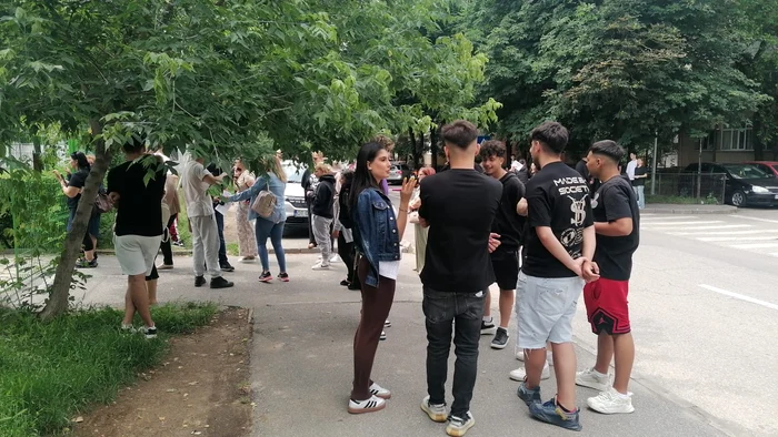 Elevii au susținut miercuri proba obligatorie a profilului FOTO: A.M.