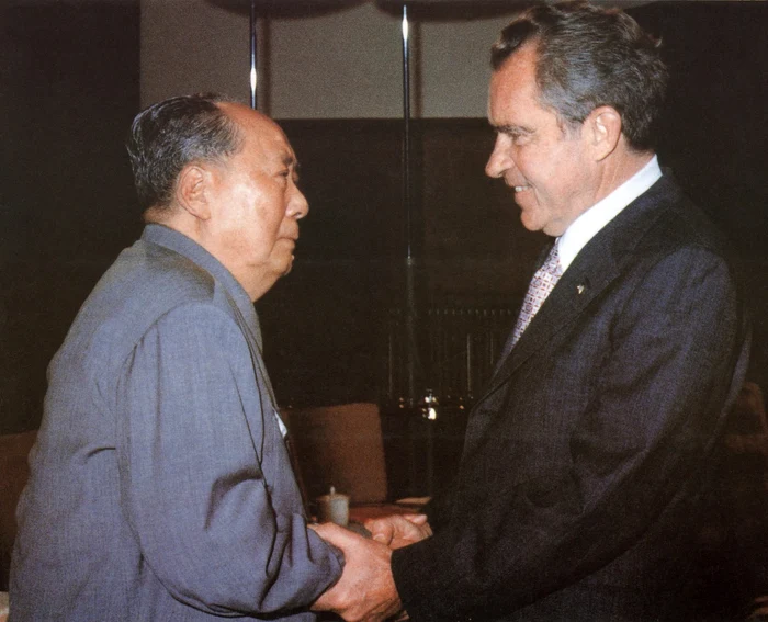Mao Zedong și Richard Nixon © wikimedia commons