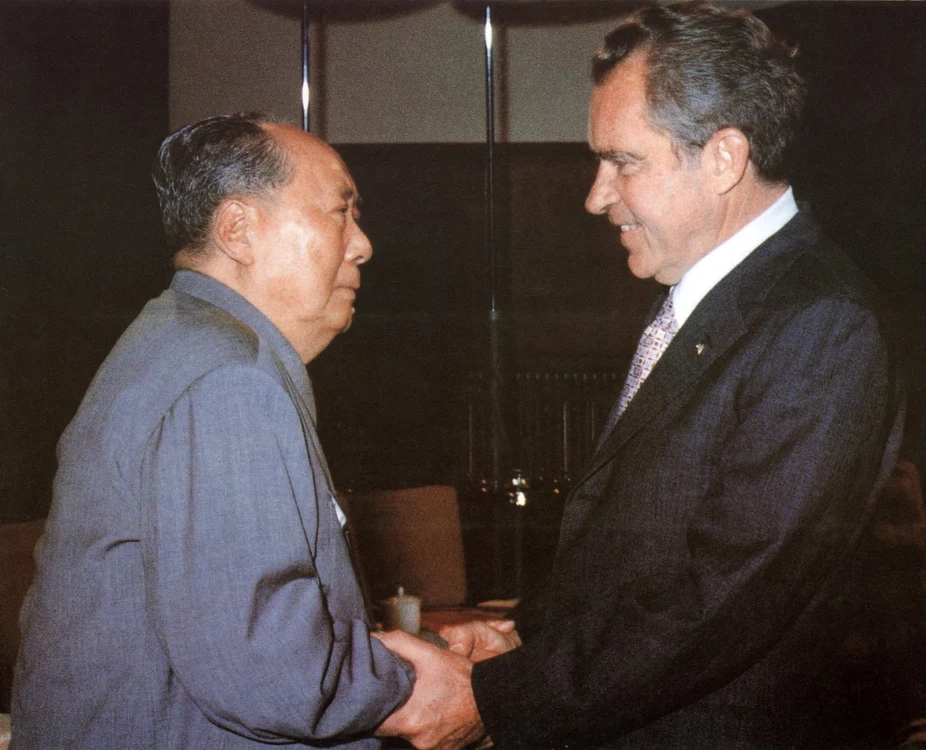 Mao Zedong și Richard Nixon © wikimedia commons