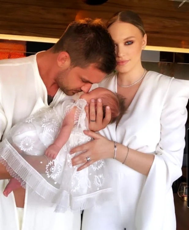 Gina Chirilă și Bogdan Vlădău și-au botezat fetița sâmbătă, 11 iulie