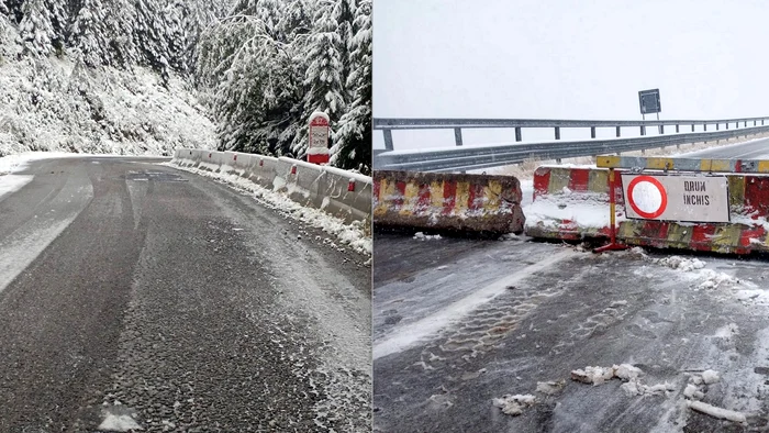 DN 7A Transalpina. Foto: DRDP Timișoara și Meteoplus. Facebook