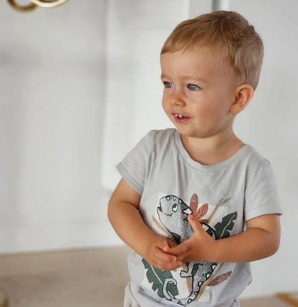 Liam, băiețelul Corinei Caciuc și al lui Laurențiu Reghecampf / foto: Instagram