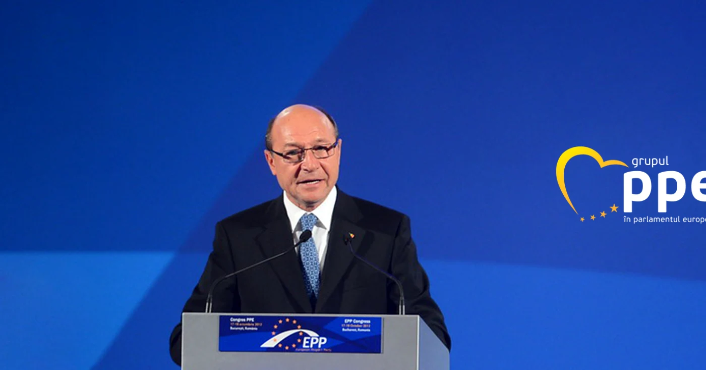 Traian Băsescu, fost preşedinte al României şi actual eurodeputat FOTO Arhivă personală / Facebook Traian Băsescu