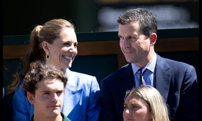 Prințesa Kate cu Tim Henman în a patra zi a Campionatelor de Tenis de la Wimbledon, profimedia 1113966766 jpg