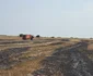 Incendiu de vegetație în apropierea localității Berceni /FOTO: ISU București-Ilfov
