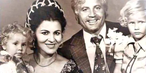 Irina Loghin şi Ion Cernea  au doi copii, Ciprian şi Irinuca jpeg