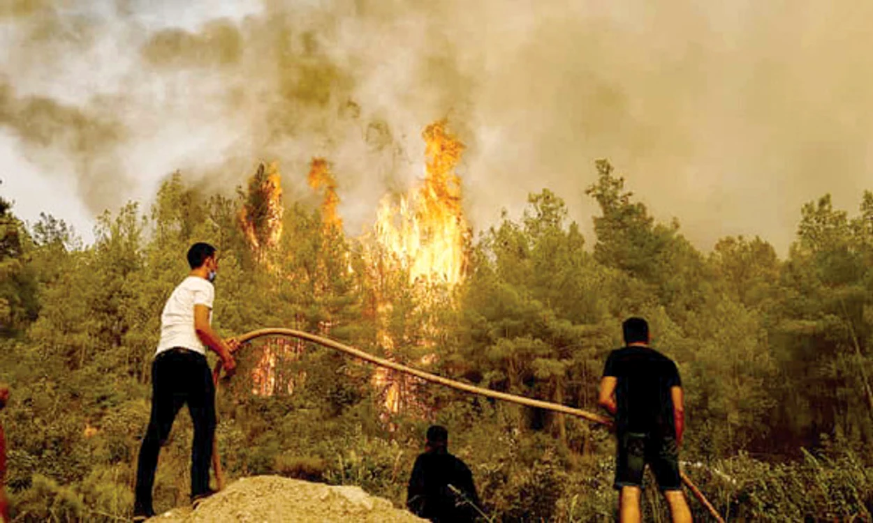 
    Pompierii au intervenit să stingă incendiile izbucnite în apropiere de Pescara  