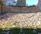 O porțiune a zidului de incintă al Bisericii Fortificate din Moșna s-a prăbușit (© Ministerul Culturii)