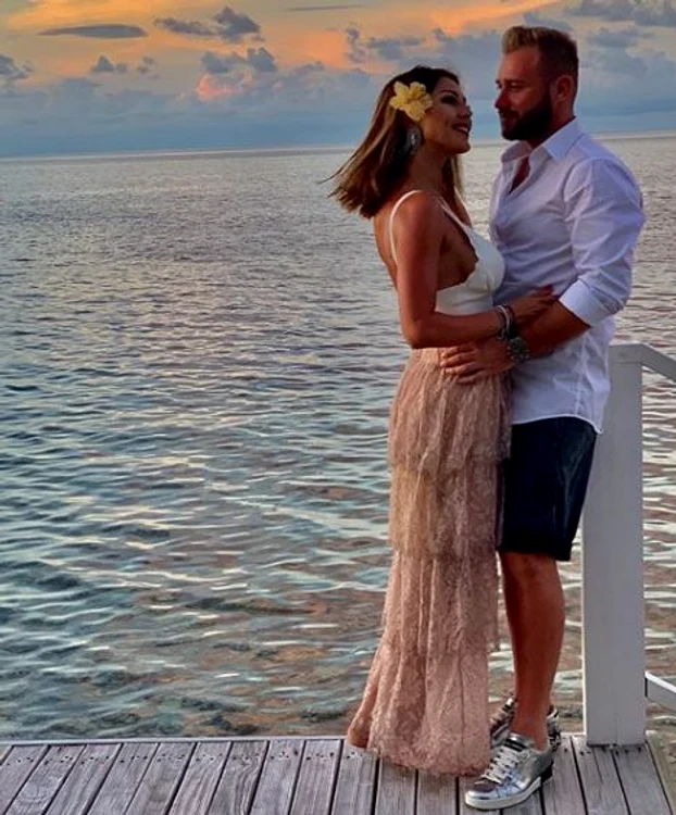 Ilinca Vandici și soțul ei au fugit de frig tocmai în Maldive
