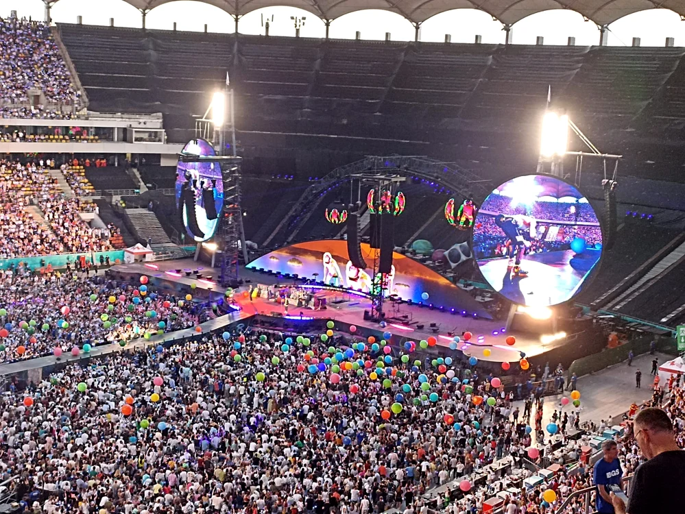 Coldplay, concerte memorabile la București FOTO Denis Grigorescu